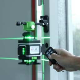 Kaitian Niveau Laser Level Receiver Green 16 Line 4D Self Leveling Cross Vertical and Horizontal Battery 360 Lasers Level Tripod