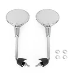 Artudatech Left & Right Rearview Mirror Chrome For Vespa Primavera 50 125 150 2014-2022
