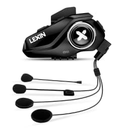 Lexin G1 Motorcycle Bluetooth Headsets for Helmet, Voice Assistance, Music, IP67 Waterproof, High Definition Speakers