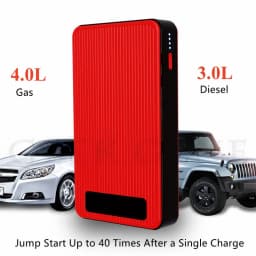 GKFLY 12V 2000A Car Jump Starter Emergency Battery Booster Multifunction 44.4Wh Portable Power Bank Laptop Charger Auto Starter