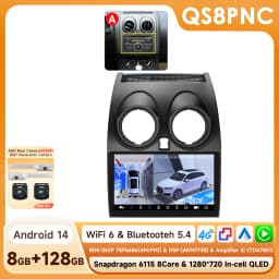 Hizpo 2 din Android 14 Radio For Nissan Qashqai J10 2006 - 2013 Carplay 4G Multimedia GPS 2din Autoradio Smart Car Systems WIFI