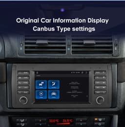 7" 2Din Android 12 Car Multimedia Player For BMW 5 Series E39 X5 E53 M5 1996-2003 Stereo Navigation GPS Carplay AutoRadio 7862