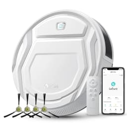 OKP K2 Robot Vacuum Cleaner,2000Pa Powerful Suction, 120Mins Runtime, Automatic Self-Charging, Wi-Fi/App/Alexa Contro