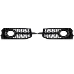For Audi A1 8X S-Line 2010-2014 Front Bumper Honeycomb Fog Light Grille Cover UK