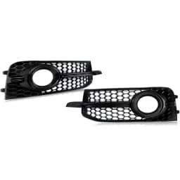 For Audi A1 8X S-Line 2010-2014 Front Bumper Honeycomb Fog Light Grille Cover UK