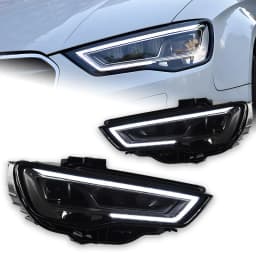 AKD Car Styling LED Head Lamp for Audi A3 Headlights 2013-2016 A3 8V LED Headlight Projector Lens DRL Head Lamp Auto Accessories