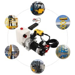 Hydraulic Pump for Dump Trailer Hydraulic Power Unit 12V Single Acting Dump Truck Hydraulic Pump