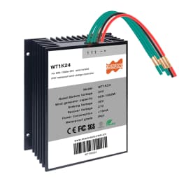 600W Wind PWM Controller 12 24V Auto DC Wind Power Charger For Wind Turbine Generator Regulator Windmill Water Proof IP67 System