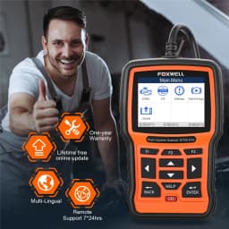 FOXWELL NT510 Elite OBD2 Scanner All System SAS DPF BRT 30+ Reset Bi-Directional Test Code Reader Auto Car Diagnostic Tool PK NT