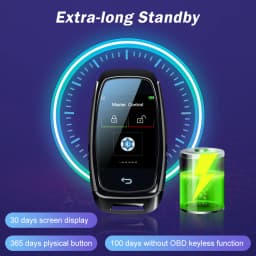 2024 New Universal LCD Smart Key APP Customized wallpaper For Audi LCD KEY Comfortable Entry Auto lock