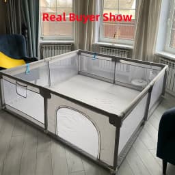 7 Optional Sizes Large Children's Playpen with Foam Protector Baby Safety Fence Kids Ball Pit Playpen for Babies Baby Playground