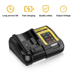 9000MAH For Dewalt DCB200 Replacement Battery Compatible Charger For Dewalt 18V 20V Tools DCB120 DCB182 DCB200 DCB609 Battery