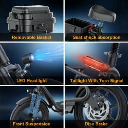 JUICEASE ESBS/ESBS PRO Electric Scooter 10.4/22.5AH Battery Powerful Scooter 45-100KM Max Range Smart Electric Kick Scooter