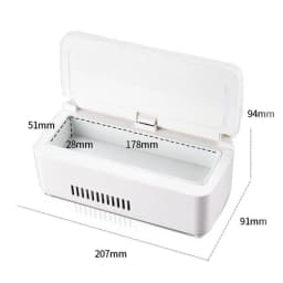 Insulin Cooler Case Portable Diabetic Cooler Box Temperature LED Display Screen Keeping Cooling Insulina with Carrying Bag
