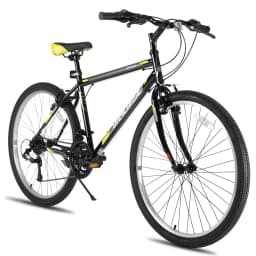 Hiland 24 26 inch Mountain Bike for Men Women, 21 Speeds High-Carbon Steel Frame, Sport Cycling MTB Bicycle for Adult