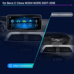 Junsun KSW Qualcomm 665 Wireless CarPlay Andorid Auto Car Radio Multimedia For Benz C Class 2011-2018 W204 S205 C204 4G WiFi GPS