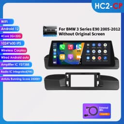 Hizpo 10.25-inch Android Car Radio for BMW 3 Series E90 2005 - 2012 Intelligence System CarPlay RDS DSP GPS Navi QLED Screen