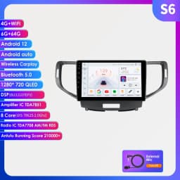 9“7862 Android 12 Autoradio for Honda Accord 8 Acura TSX 2008-2012 Multimedia player GPS navi Stereo 2din Head Unit 4G Carplay