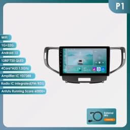 9“7862 Android 12 Autoradio for Honda Accord 8 Acura TSX 2008-2012 Multimedia player GPS navi Stereo 2din Head Unit 4G Carplay