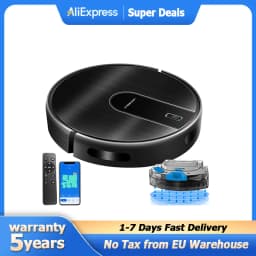 Robot Vacuum Cleaner LIECTROUX N7S-U Smart Mapping,WiFi App,4000Pa,Alexa Voice Control,Ideal for Pet Hair and Hard Floors