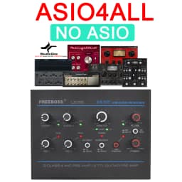 Freeboss 3.5 Stereo Audio Interface 48V PC Recording Guitar 5 CH Input Driver-free External Sound Card For Windows ASIO4ALL UC86