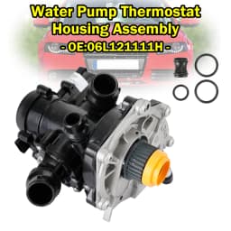 Artudatech Water Pump Thermostat Housing Assembly for VW Golf GTI for Audi A3 A4 06L121111H Car Accessories