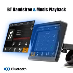 ESSGOO CarPlay Android Auto Car Radio Multimedia Video Player 7inch Portable Touch Screen With USB AUX For Rear View Camera