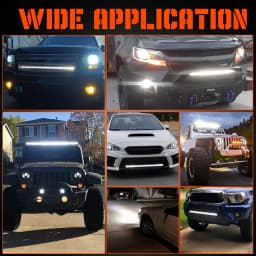 CO LIGHT 20" 26" 32" 44" 50" New LED Light Bar Curved Slim Work Light Spot Flood Combo Driving Off Road for 4x4 SUV Car 12V 24V