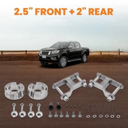 2.5" Front 2" Rear Shock Spacer Shackle Suspension Lift for Nissan Navara D40