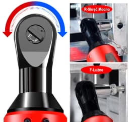 3/8" 12V Cordless Impact Ratchet Wrench Electric Angle Ratchet 2 * 2Ah with 6 Nut for Car Wheel Repair, Mechanical Maintenance