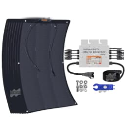 Mars Rock 100W Shingle Technology ETFE PET Semi Flexible Solar Panel PV Monocrystalline Solar Cell