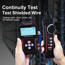 NOYAFA NF-8209S Network Cable Tester Cable Tracker LCD Display Poe Checker Cat5 Cat6 Measure Length Wiremap Tester Network Tools