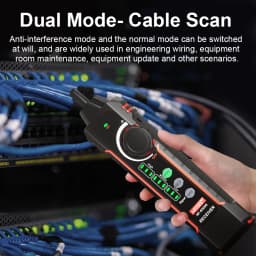 NOYAFA NF-8209S Network Cable Tester Cable Tracker LCD Display Poe Checker Cat5 Cat6 Measure Length Wiremap Tester Network Tools