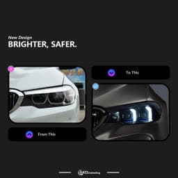 AKD LED Car Lights for BMW 5 Series G30 2017-2020 G31 525i 530i 535i G38 Headlight Projector Lens Head Lamp DRL Signal Auto Accessories