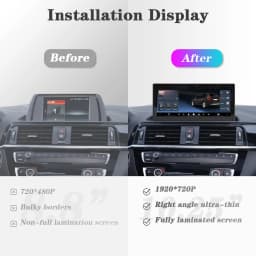 AUTOTOP 10.25'' 8+128G 1920*720P Car Gesture Control Screen Carplay Android Auto For BMW X3 F25 CIC NBT 2011-2017,BT 4G LTE WIFI