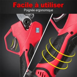 Brushless Cordless Pruner Shear Garden 1000W/900W 50mm Electric Pruning Shears Fruit Tree Branches Cutter Tool With 2pcs Battery