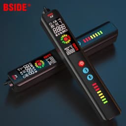 BSIDE.NEW Voltage Detector Tester X1 X2 Smart Multimeter Non-contact Infrared Thermometer EBTN Display Live wire NCV Test pencil