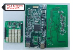TCS NEC Relays VD150 PRO+ V9.0/V9.1 Double PCB Bluetooth V2021.11 Free Keygen OBD2 Scanner Tool Multidiag Pro Old Housing