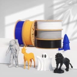 ELEGOO 1.75mm Rapid PLA+ Filament 2KG 3D PLA for 30-600 mm/s High Speed Printing Dimensional Accuracy +/- 0.02mm 2pcs*1kg Set