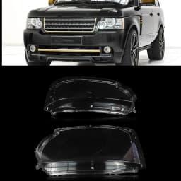 Pair Headlight Lens Cover Headlamp Shell For Land Rover Range Rover Vogue 10-13