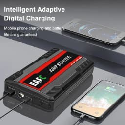 EAFC NEW 600A Start Power Bank Jump Starter Car Booster External Battery 12V Starting Device for Petrol Diesel Powerbank