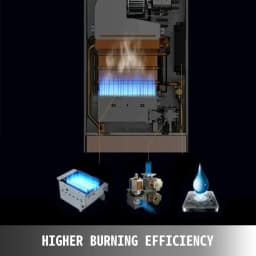 SIHAO LPG Water Heater 6L 8L 10L 12L 16L 18L, On-Demand Instant Hot Water System for Propane & Butane, Home Use
