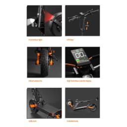 Electric scooters JOYOR-S10-S-Z motorization 60V18Ah road tires 10 ''hydraulic dual brakes for adults