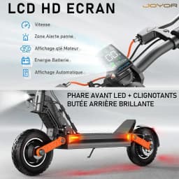 Electric scooters JOYOR-S10-S-Z motorization 60V18Ah road tires 10 ''hydraulic dual brakes for adults