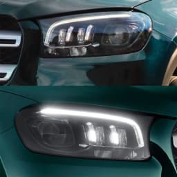 Pair Headlight Lens Cover For 2020-2023 Mercedes Benz GLS-Class X167 GLS450 GLS580 GLS63 AMG Headlamp Lampshade Left Right Lamp