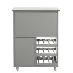 SoBuy FKW45 serving trolley Bottle Rays Kitchen Trolley Kitchen Island Freestanding kitchen living room Dining Room