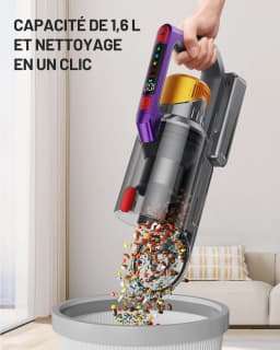 VAKERR S17 600W 65000Pa 65KP Suction Power Cordless Vacuum Cleaner Handheld Smart Home Appliance Removable Battery Dust Mug