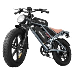 DEEPOWER QS7 Electric Bicycle 1000W Motor 48V60AH lithium battery Aldult Electric Bike 20*4.0 -In Fat Tire Snow E-bike EU Stock