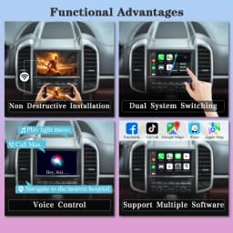 AUTOTOP Linux Wireless CarPlay Interface Box for Porsche PCM 3.1 2011-2016 Panamera Cayenne Cayman Macan Boxster (911 991 718)