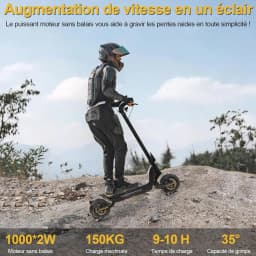 Electric scooters adult TODIMART X5S Endurance 60-85 km 48V 18.2Ah, 2000W,50 km/h foldable, double impact absorption